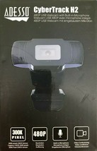 Adesso - CYBERTRACK H2 - 480P USB Webcam with Built-in Microphone - $34.95