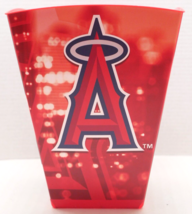 Los Angeles Angels Of Anaheim Plastic Popcorn Bucket Trash Can Mancave Decor - £9.42 GBP