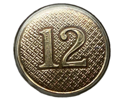 WWII, 12th REGIMENT, NEW YORK STATE GUARD, PLASTIC COLLAR DISK, ENLISTED - $15.00