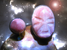 HAUNTED RING THE PINK ALIEN STAR GIFTS NURTURE GROWTH POWERS SECRET OOAK MAGICK  image 2