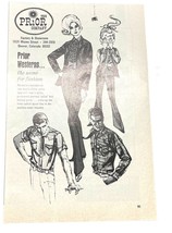 1966 The Prior Company Vintage Print Ad Western Clothing Denver CO - $9.95