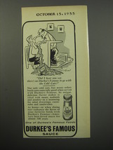 1955 Durkee&#39;s Famous Sauce Ad - Did I hear you say there&#39;s no Durkee&#39;s - £14.72 GBP