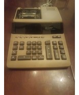Sharp Calculator Used Missing Cover As Shown Model Comet CS-2164H - $1,652.87 MXN
