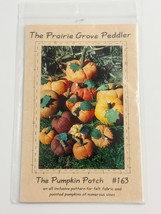 Prairie Grove Peddler The Pumpkin Patch Pattern Fall Leaf, Pumpkin 1998 - $5.93