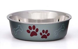 Loving Pets Metallic Dog Bowl Blueberry 1ea/MD - £11.03 GBP
