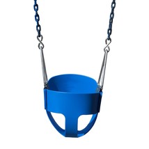 Gorilla Playsets 04-0008-B/B Full Bucket Toddler Swing, Blue Bucket, Blue 60" Pl - £82.32 GBP