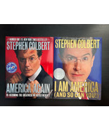 Stephen Colbert Lot Of 2 Books America Again &amp; I Am America And So Can Y... - £14.16 GBP