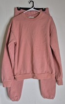 Morgan Stewart Sport Fleece Sweatshirt And Pants Outfit Women&#39;s Size M/L - $364.37 MXN