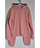 Morgan Stewart Sport Fleece Sweatshirt And Pants Outfit Women&#39;s Size M/L - $364.37 MXN