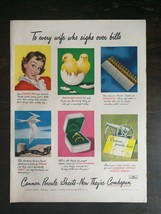 Vintage 1949 Cannon Percale Combspun Sheets Full Page Original Ad 1221 - $6.64