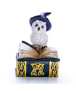 Snowy Owl Book Trinket Box - £22.45 GBP