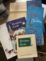Christmas Carols Vintage Songbooks Antique Mutual Insurance Prudential John Bach - £37.21 GBP