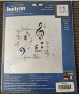 Janlynn Gift of Music Cross Stitch Picture Kit 87-53 New Seal 14&quot;x14&quot; - £7.97 GBP