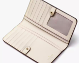NWB Kate Spade Bailey Large Slim Bifold White Leather Wallet K9754 $179 ... - $52.46