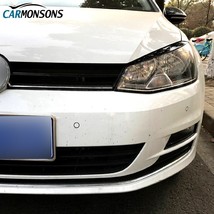 monsons Headlights Eyebrow Eyelids Trim Stickers Cover for  VW Golf 7 MK... - £64.98 GBP