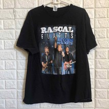 Rascal Flatts rythm & roots Hard Rock Las Vegas STAFF concert tee 2016 - £19.95 GBP