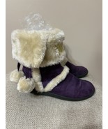 HTF Purple South Pole Women’s Sz 10 Fur Boots - $61.54 CAD