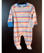 Wonder Nation Unisex Sleep N Play Size 0-3 month - Colorful Stripes - €5,07 EUR