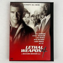 Lethal Weapon 4 DVD Mel Gibson, Danny Glover, Joe Pesci, Rene Russo, Chris Rock - £3.16 GBP