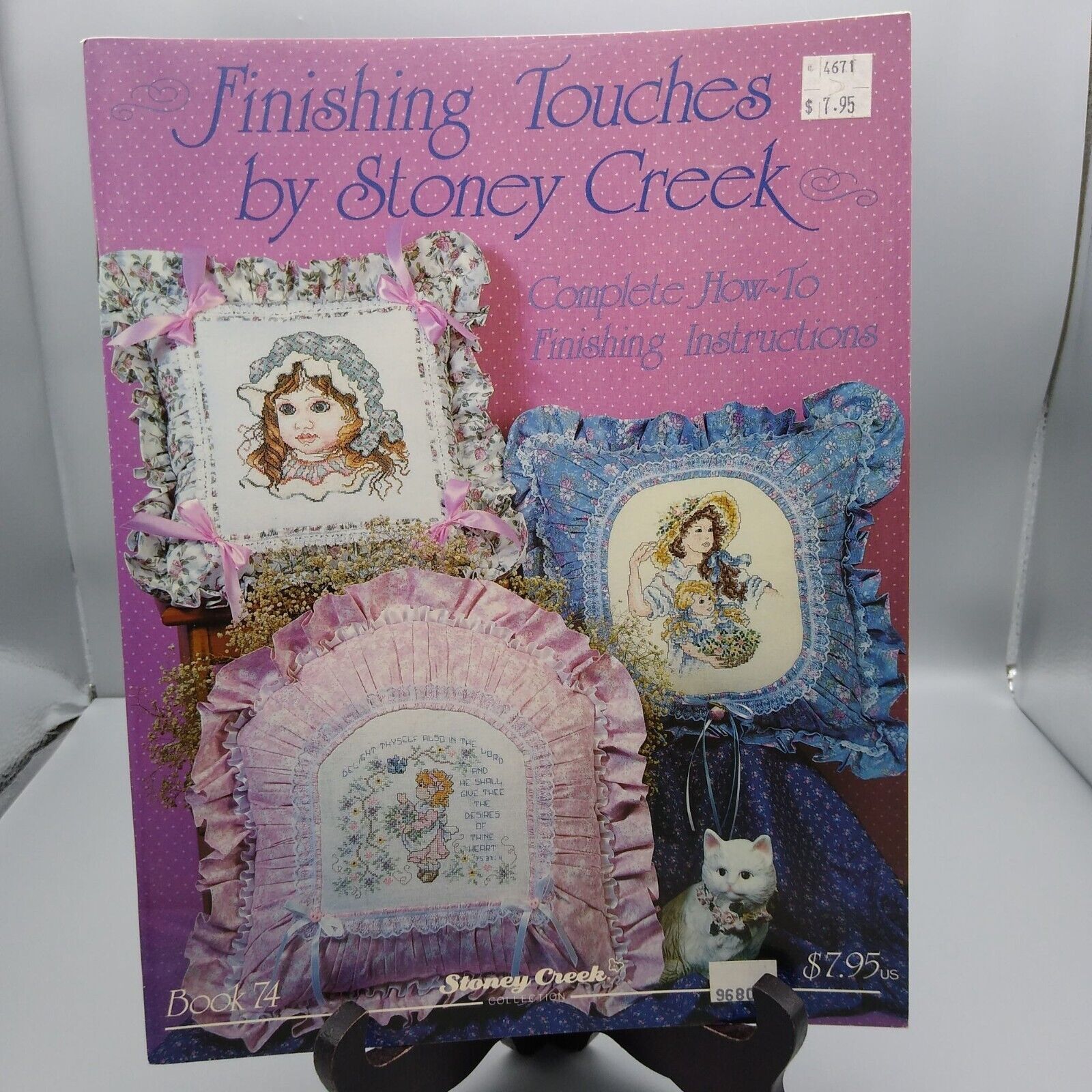 Vintage Cross Stitch Patterns, Finishing Touches, 1990 Stoney Creek Collection - $7.85