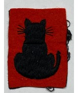 WWII, GREAT BRITAIN, 56th (LONDON) DIVISION, BLACK CATS, PATCH, ON WOOL - $185.09 MXN