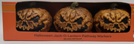 Spooky Village Jack-O&#39;-Lantern Halloween Pathway Makers 62in - $41.57