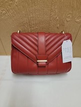 Time and Tru Women’s Quilted Satchel Flap Closure Handbag Shoulder Purse - £22.53 GBP