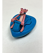 United Artists Pink Panther On Jet Ski Jammer 4&quot; Wind Up Boat Hardee&#39;s T... - $13.09