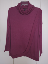 BANANA REPUBLIC LADIES LS THIN TURTLENECK SWEATER-M-POLY/RAYON/SPANDEX-E... - £8.91 GBP