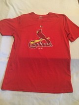  MLB St Louis Cardinals shirt Youth Size 18 XL Majestic cool base red - £11.08 GBP