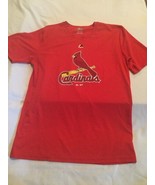  MLB St Louis Cardinals shirt Youth Size 18 XL Majestic cool base red - £10.93 GBP