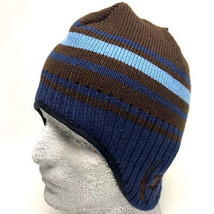 Men&#39;s Fashion Brown | Blue | Lt Blue Earflap Beanie Phat Farm NWT - £27.45 GBP