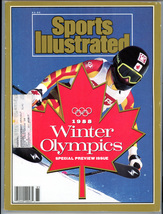 Sports Illustrated 1988 Winter Olympics Preview Issue Calgary Canada - £9.45 GBP