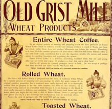 Old Grist Mill 1897 Advertisement Victorian XL Coffee Wheat Products DWII1 - $1,167.29 MXN
