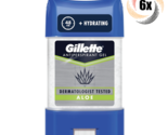 6x Sticks Gillette Aloe Antiperspirant Gel Deodorant | 70ml Dermatologis... - £28.76 GBP