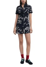 Desigual Women Dress - XS Black Short Elegant Designer Fashion Party Dress - $2,371.10 MXN