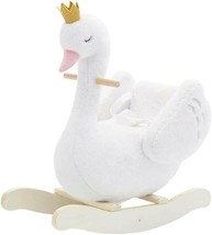 Labebe - Plush Rocking Horse Wooden, Baby Riding Animal White Swan, Kid ... - €179,71 EUR