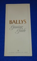 Vintage Bally&#39;s C ASIN O Las Vegas Gaming Guide Barrymore&#39;s Steakhouse Blackjack - £6.88 GBP