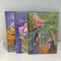 Bright Sparks Rapunzel Princess &amp; The Pea Rumpelstiltskin Story Childrens Books - £23.97 GBP
