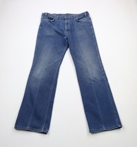 Vintage 90s Levis 517 Mens 40x34 Distressed Flared Bootcut Denim Jeans Blue USA - £71.20 GBP