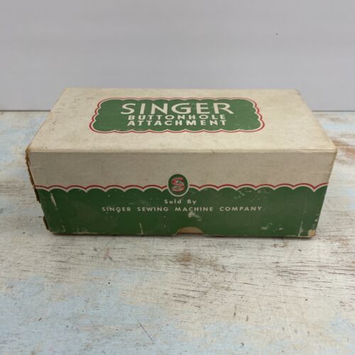 Vintage Singer Buttonhole Attachment No. 121795 w/ Instructions &amp; Origin... - $31.35