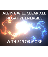  FREE W $49 ORDER ALBINA CLEARS ALL NEGATIVE ENERGIES MAGICK MAGICKALS - £0.00 GBP