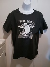 I Hate People Cat Halloween T Shirt Women&#39;s Size 2XL US 14 EU 46 READ DE... - £7.76 GBP
