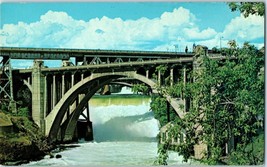 Postcard Monroe Street Bridge Spokane Washington - £5.41 GBP