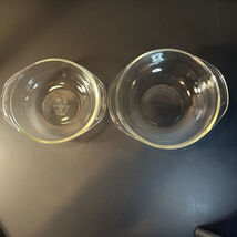 Pyrex Clear Ovenware Bowl Pair 1 Qt 022 &amp; 1.5 Qt 023 Vintage Glass Set - $20.00