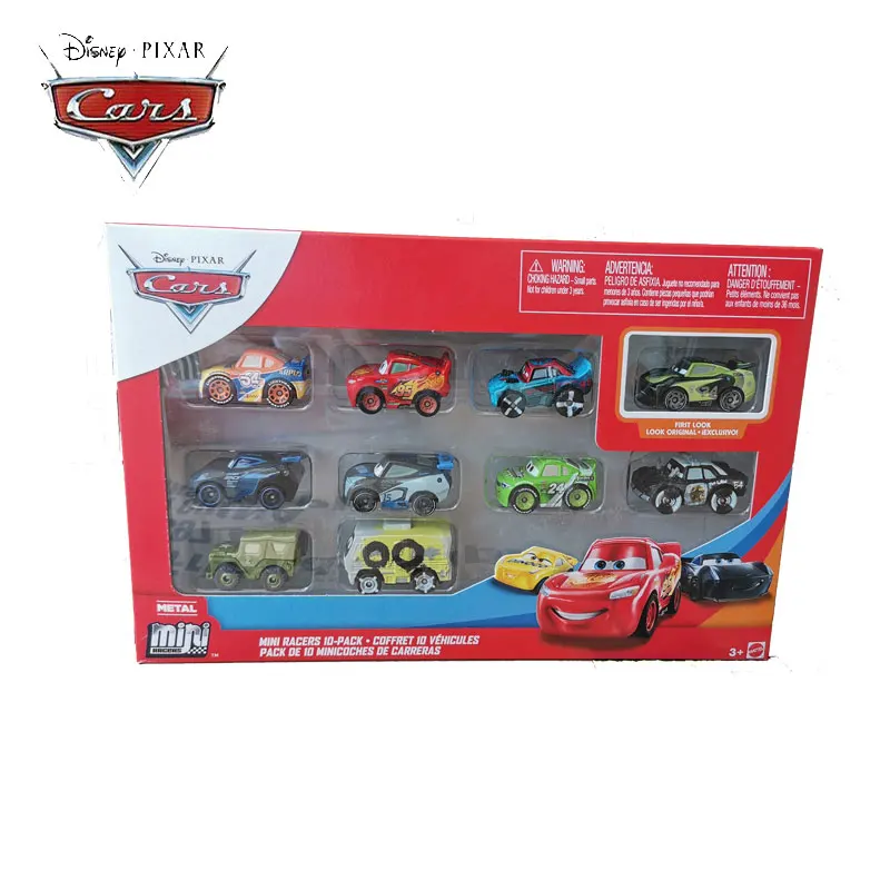   Pixar Cars Mini  Racers Toys Diecast Black Storm Jaon Lightning Mc Car... - £81.33 GBP