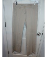 Womens NY&amp;Co Manhattan Chino Stretch Tan/Beige Straight Leg Pants Sz 4 W... - $17.49 CAD