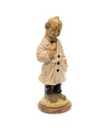 Norleans Old Man Hand Made Statue Figurine Ceramic Vintage Portugal 8&quot; - £15.80 GBP