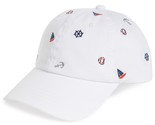 Club Room Men&#39;s Nautical Embroidered Baseball Hat White-O/S - £15.85 GBP