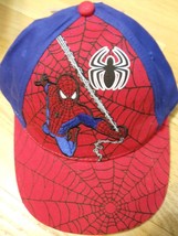 Spiderman Web-Slinger Childs one sz Red &amp; Blue Baseball Hat NEW - £15.72 GBP